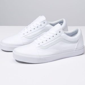 VANS Old Skool - White Canvas